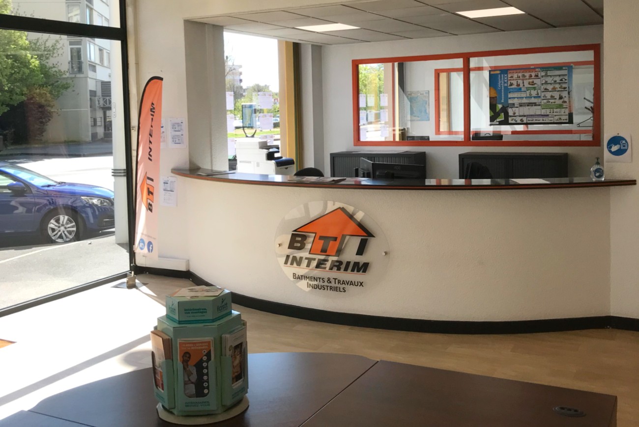 Intérieur des locaux de BTI Intérim